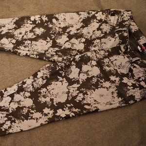 Black Floral Jeans- Lane Bryant